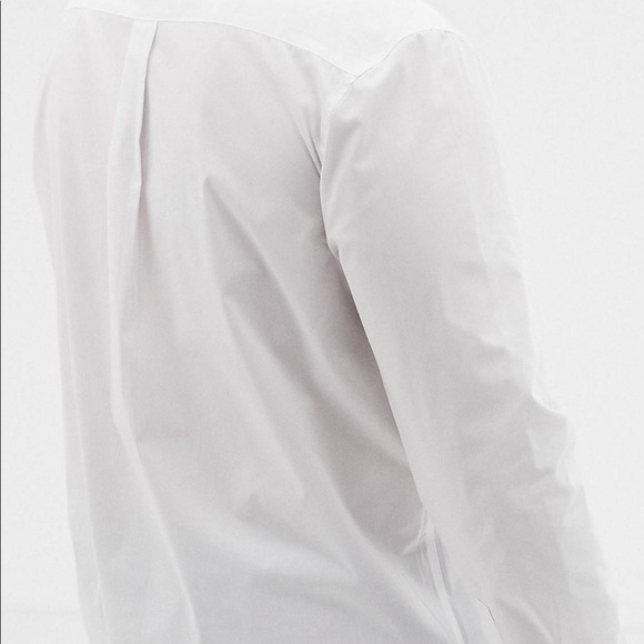 Grandad elongated buttondown long sleeve shirt - Picture 4 of 5